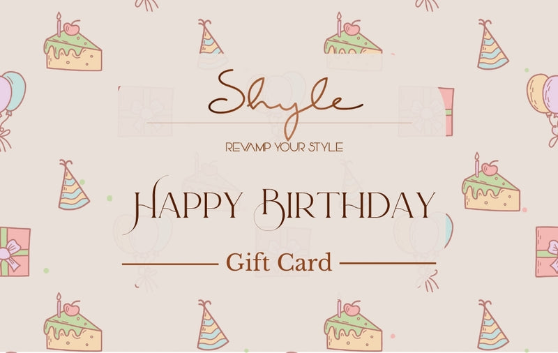 Shyle Birthday Gift Card