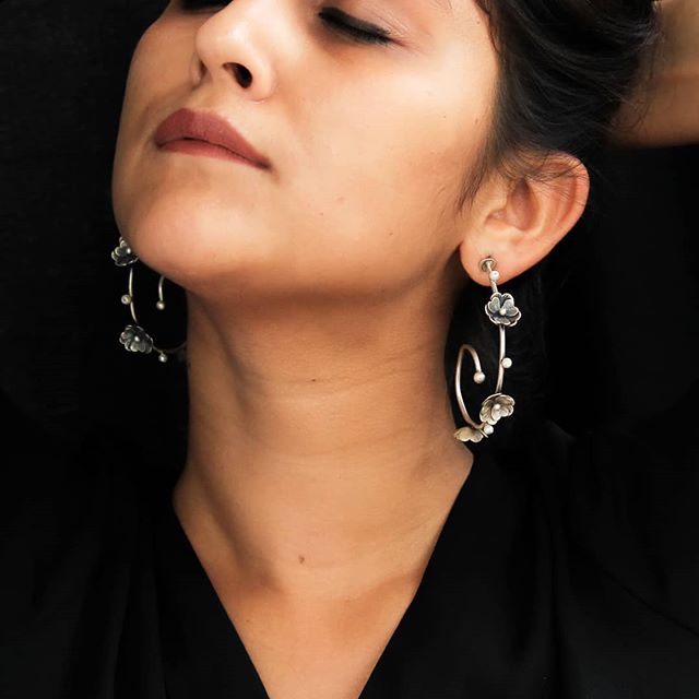 Moh Flora Spiral Earrings