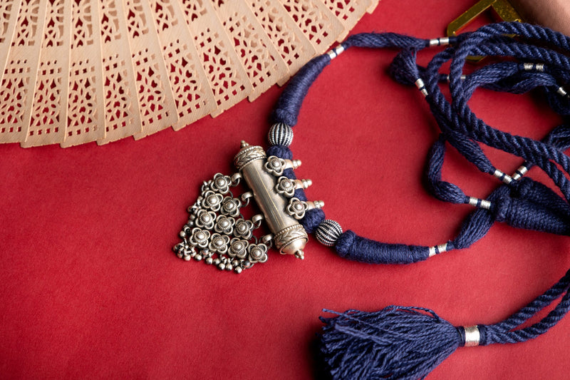 Anvaya Vintage Inspired Jali Dori Necklace