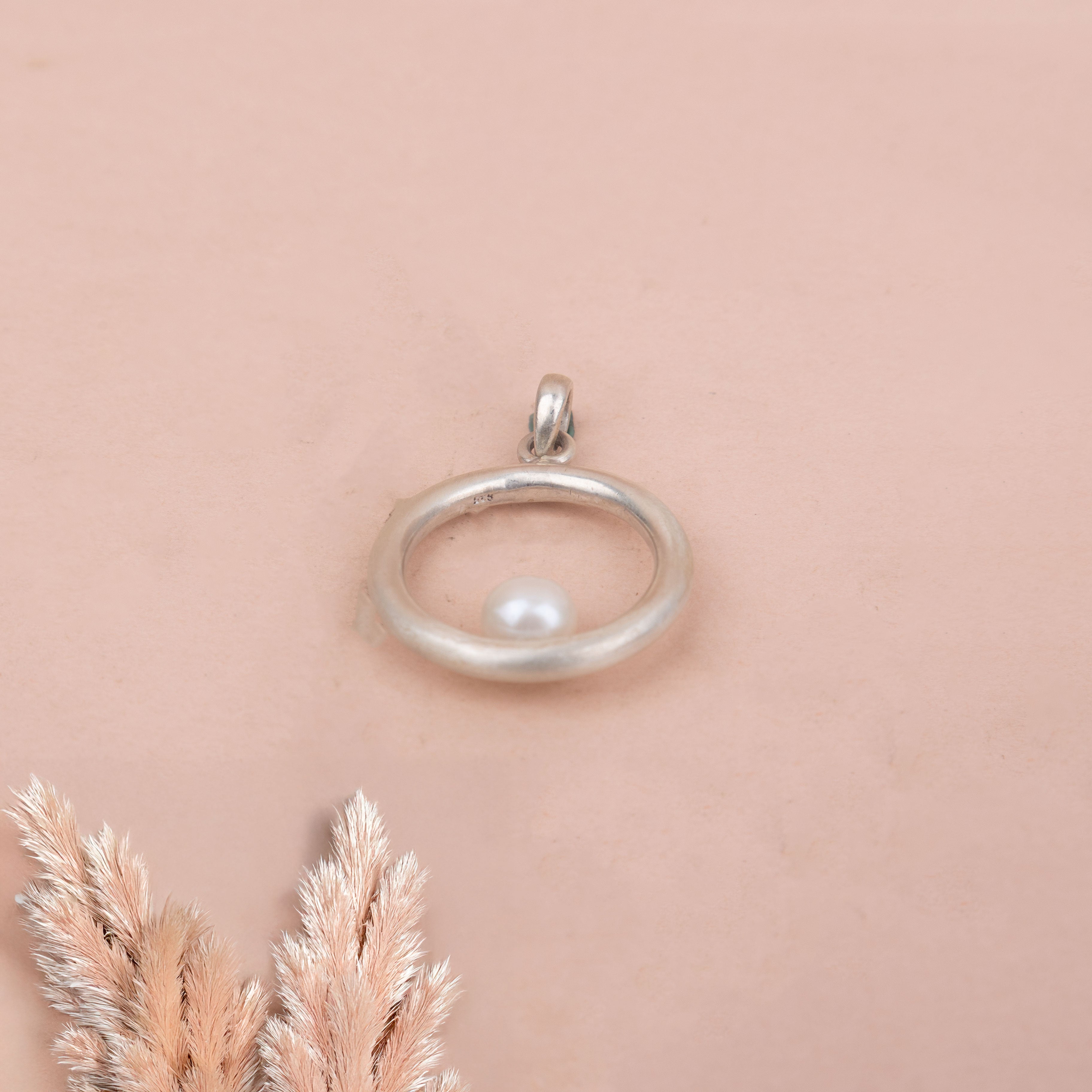 Adya Halo Pearl Pendant