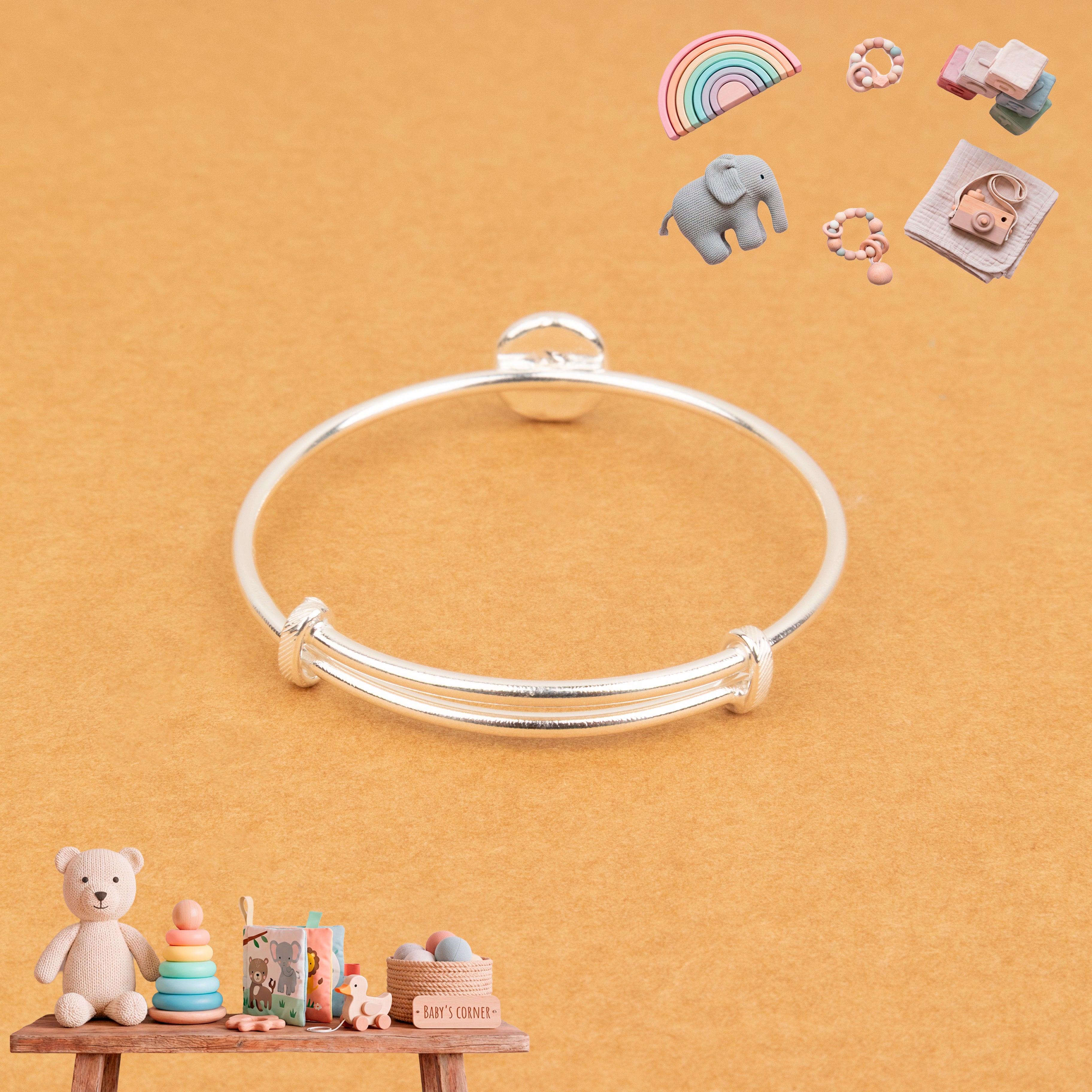 Lemon Zest Adjustable Baby Kada