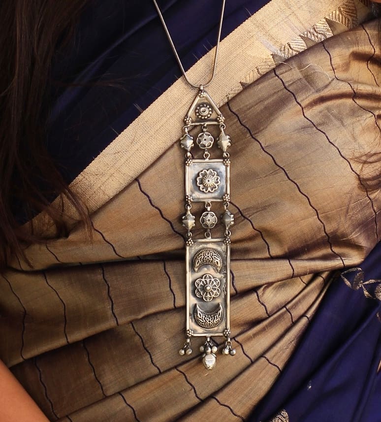 Anvaya Vintage Art Inspired Necklace