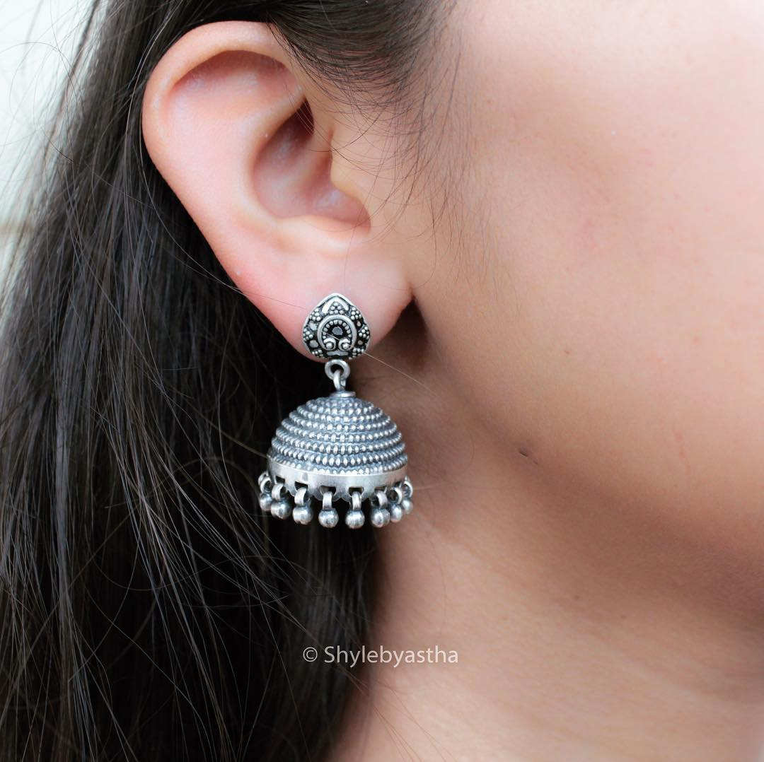 Adya Dana Work Jhumka