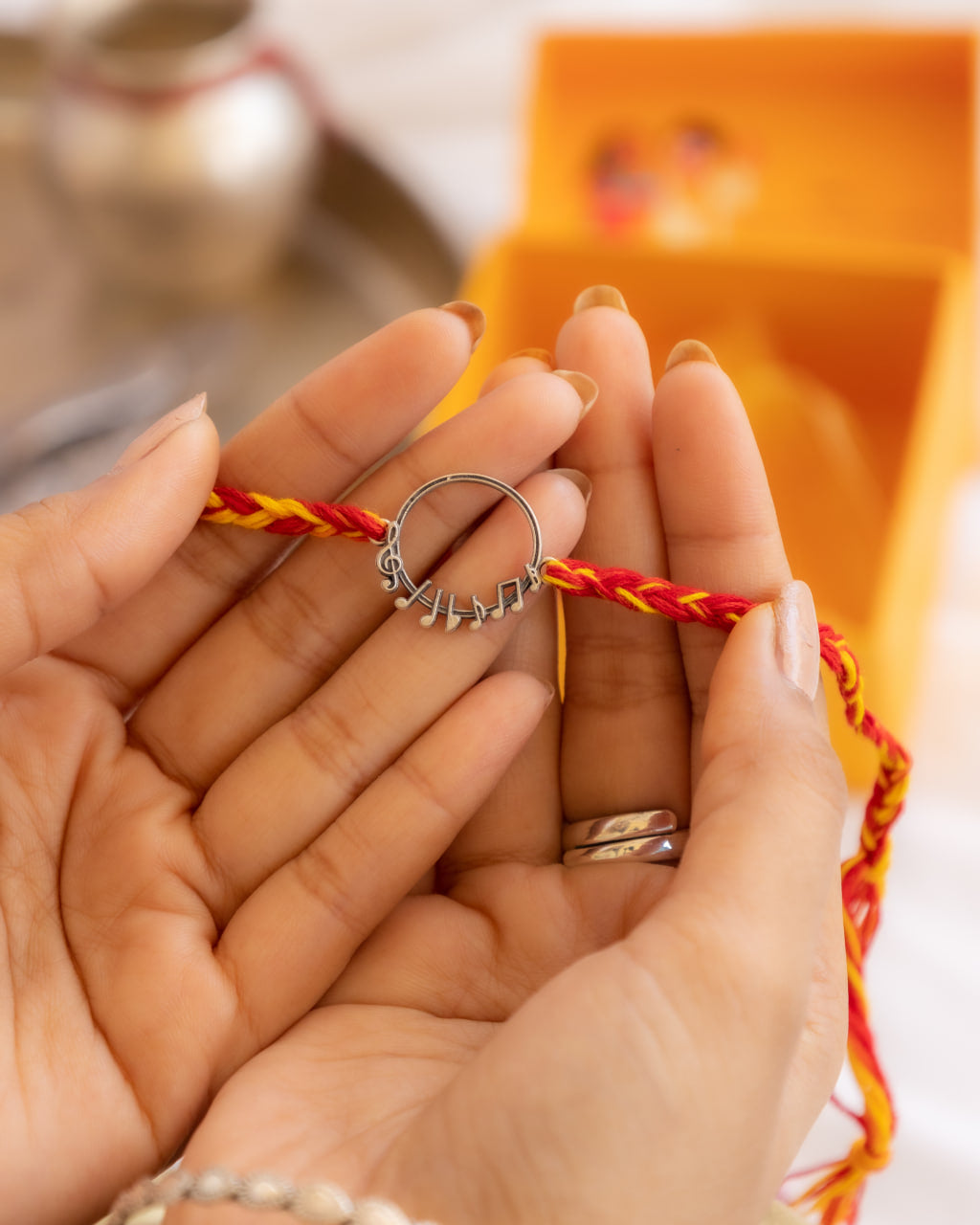 Adya Fine Musical Note Rakhi