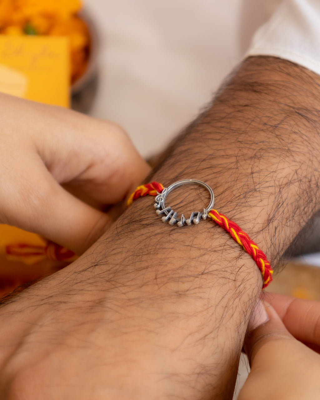 Adya Fine Musical Note Rakhi