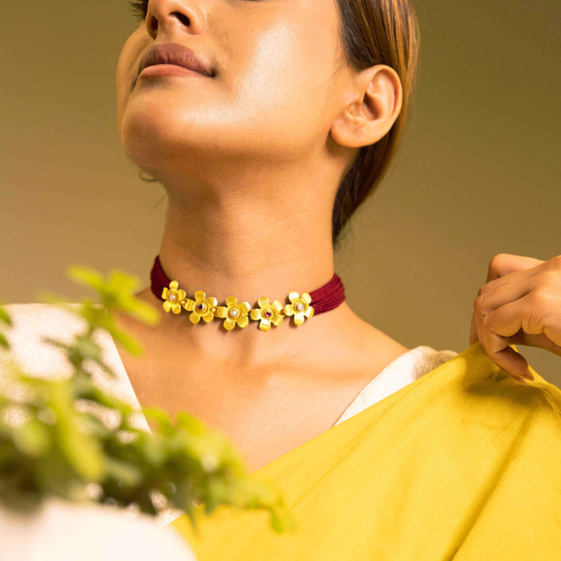 Adya Flora Bloom Dori Choker