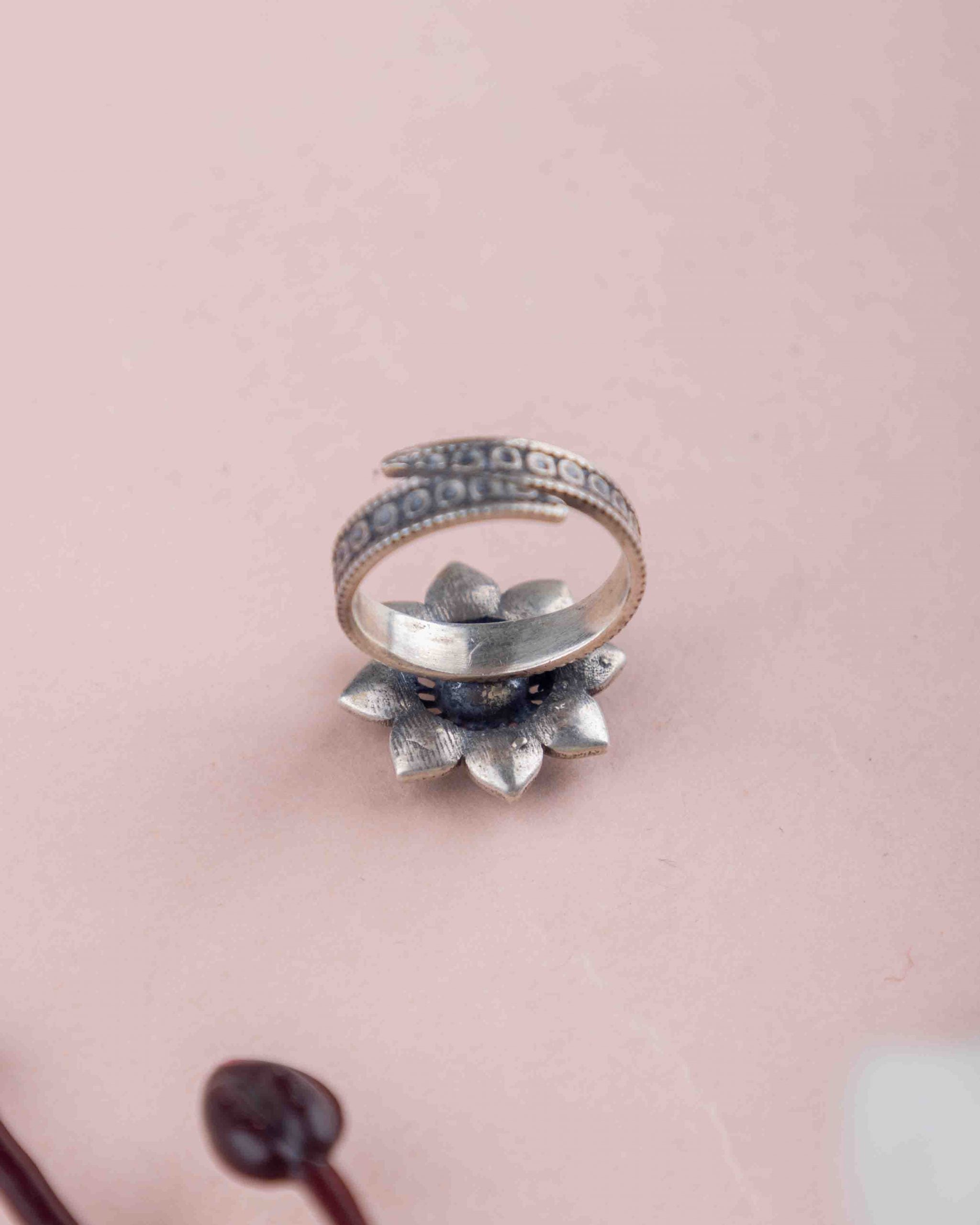 Adya Intricate Versatile Flower Ring