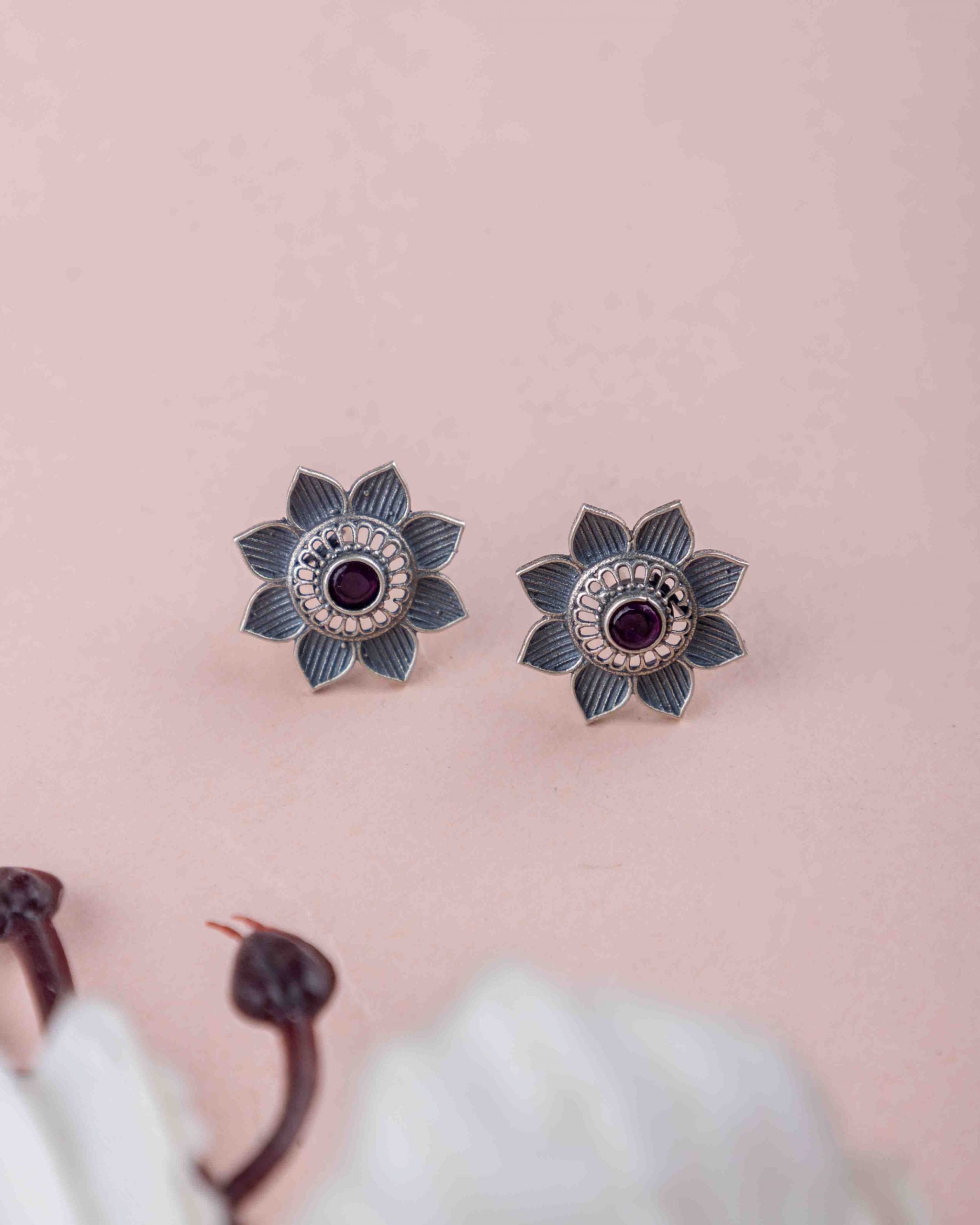 Adya Intricate Versatile Flower Studs