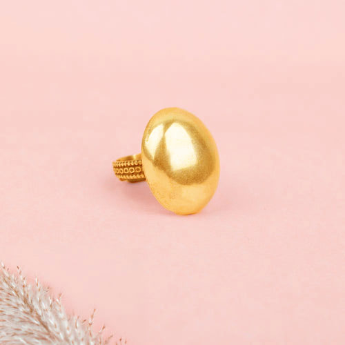 925 pure silver matte oval classic ring, additional view