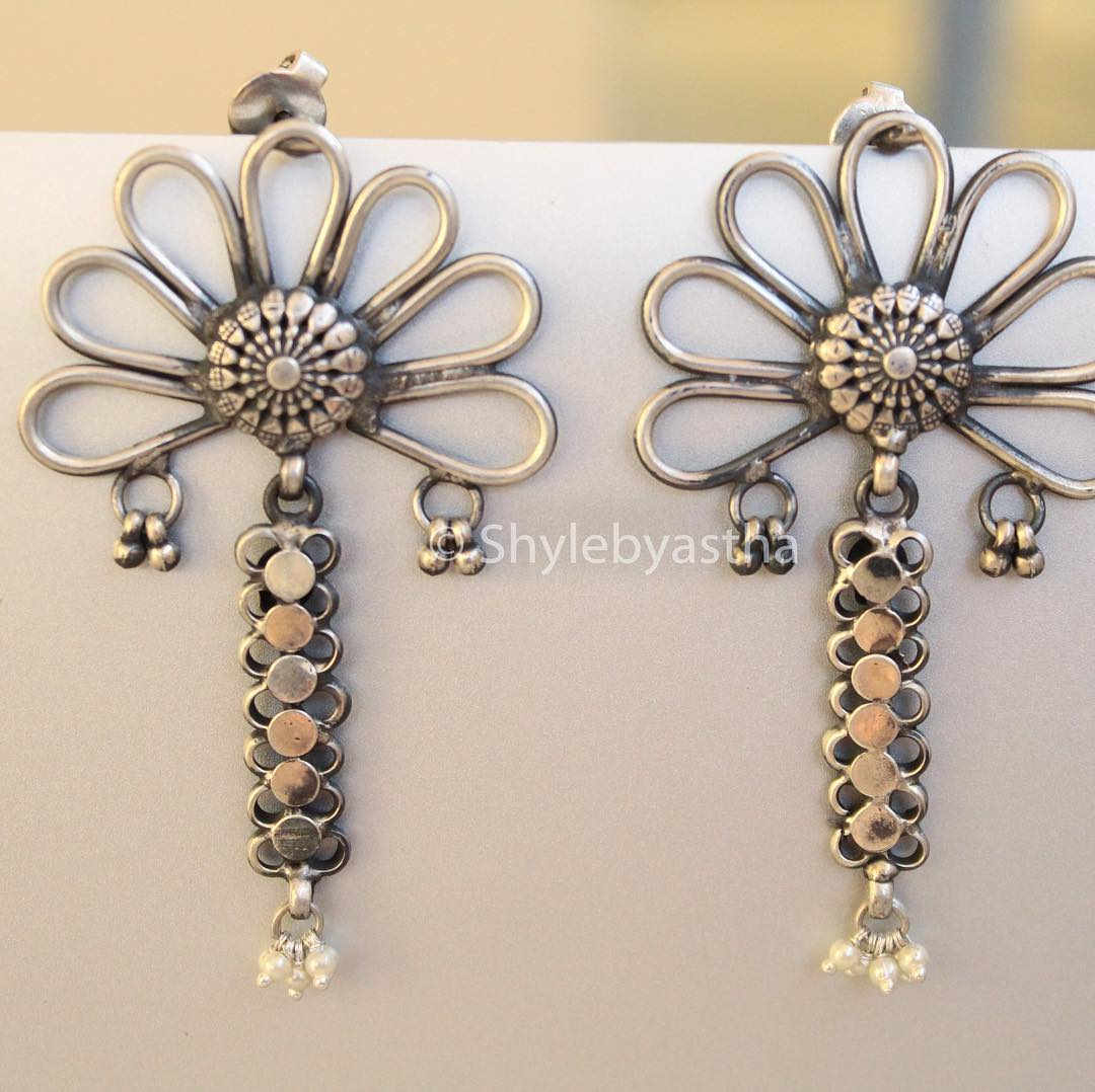 Adya Petal Motif Quirky Earrings
