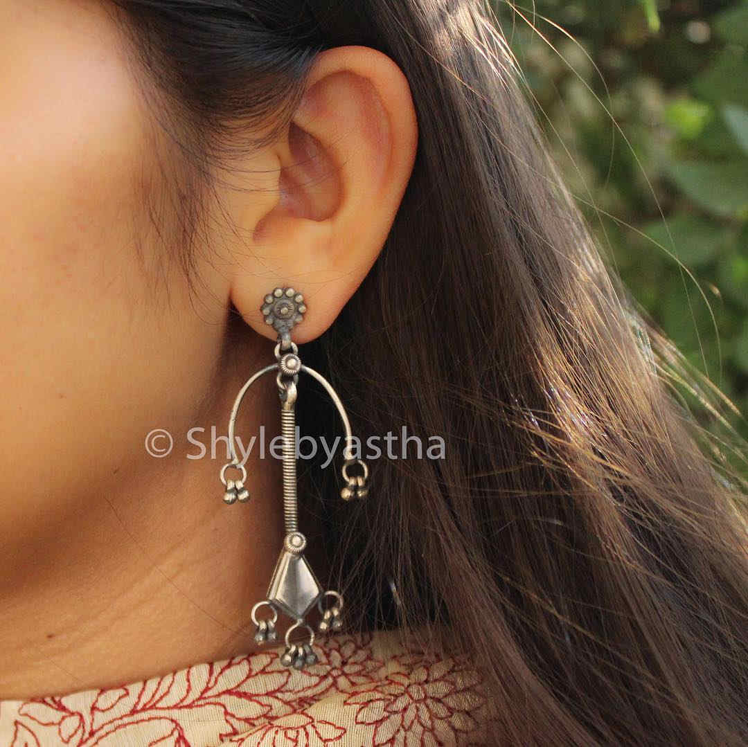 Adya Quirky Spiral Earrings