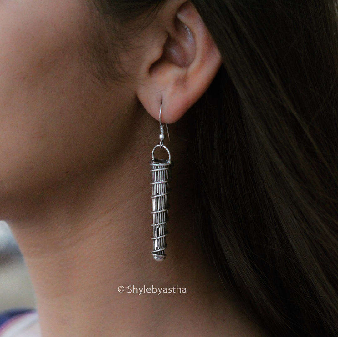 Adya Spiral Drop Earrings
