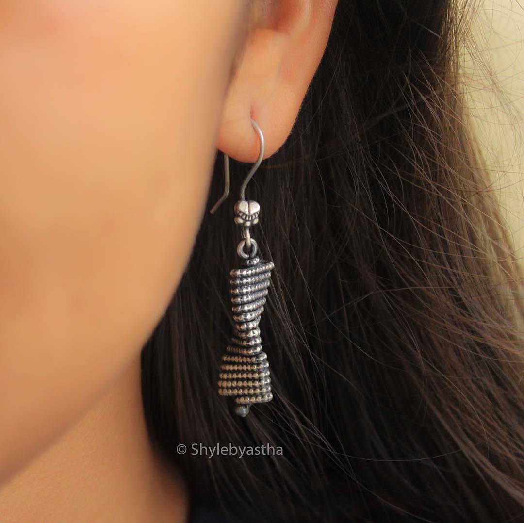 Adya Spiral Drop Earrings