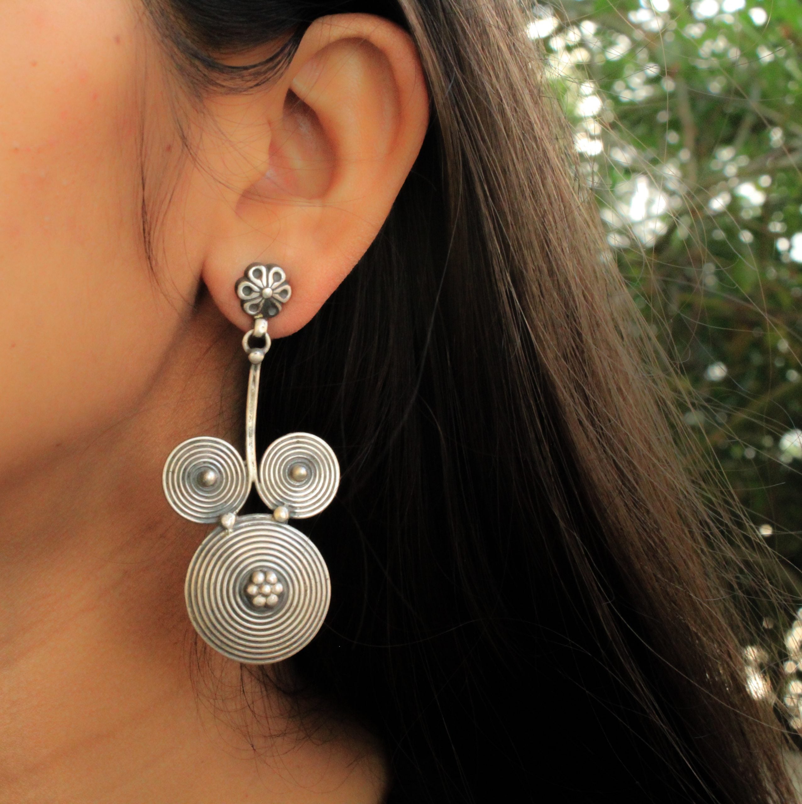 Adya Spiral Quirky Earrings