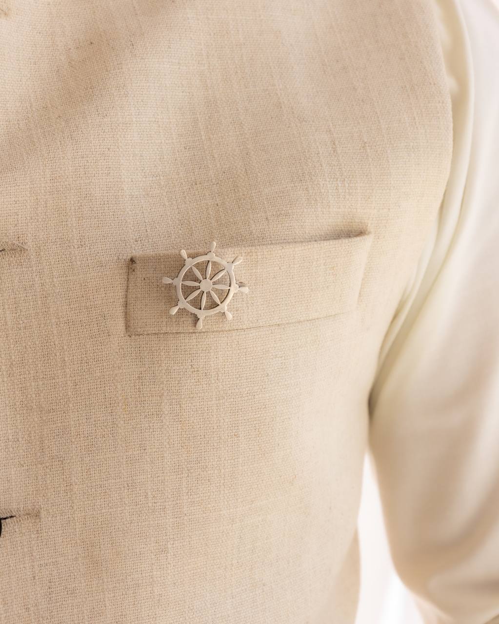 Adya Statement Ship Handle Brooch