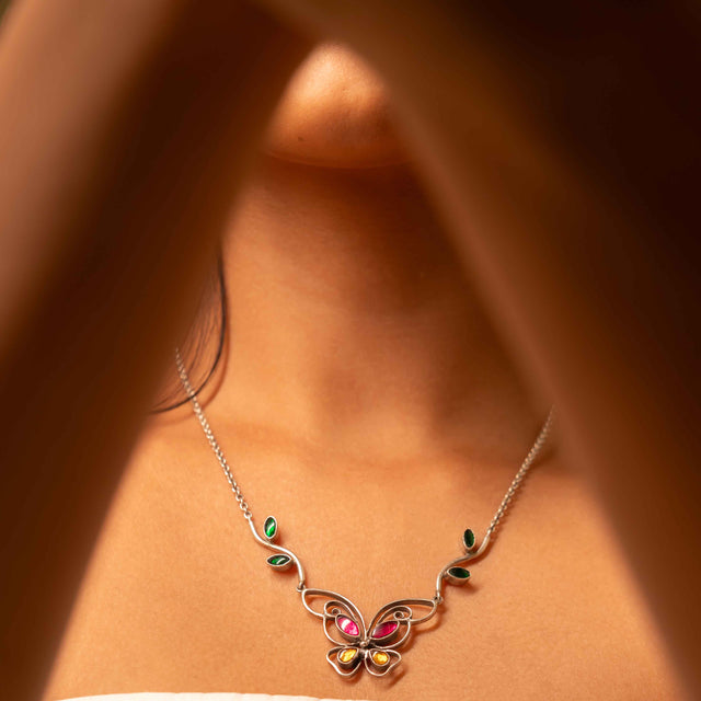 Adya Titli Aur Patti Necklace
