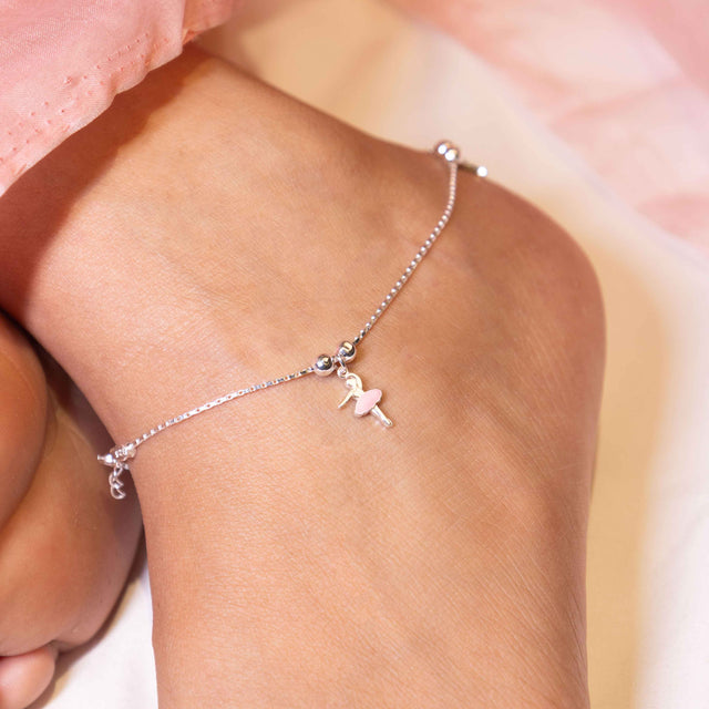 Adya Ballerina Charm Anklet