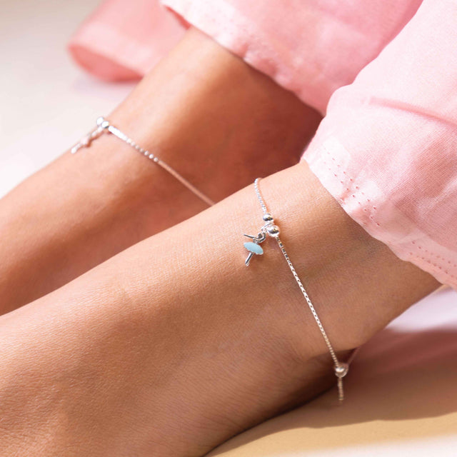 Adya Ballerina Charm Anklet