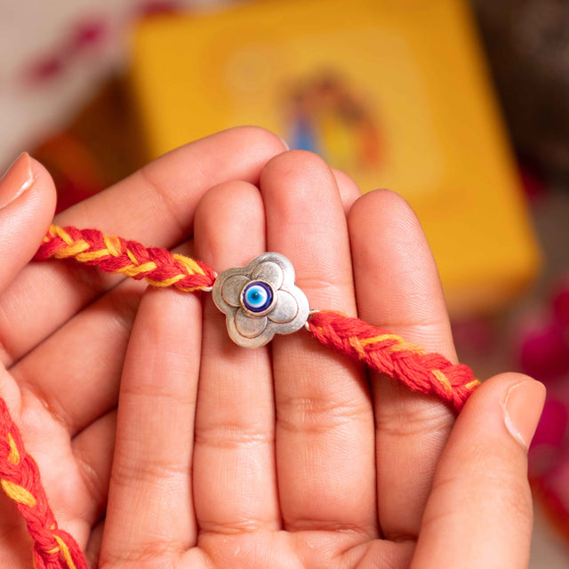 Adya Evil Eye Blossom Rakhi