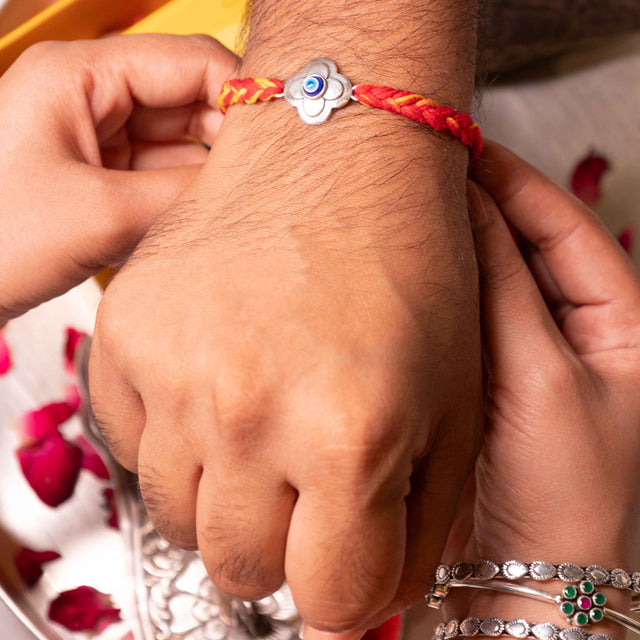 Adya Evil Eye Blossom Rakhi