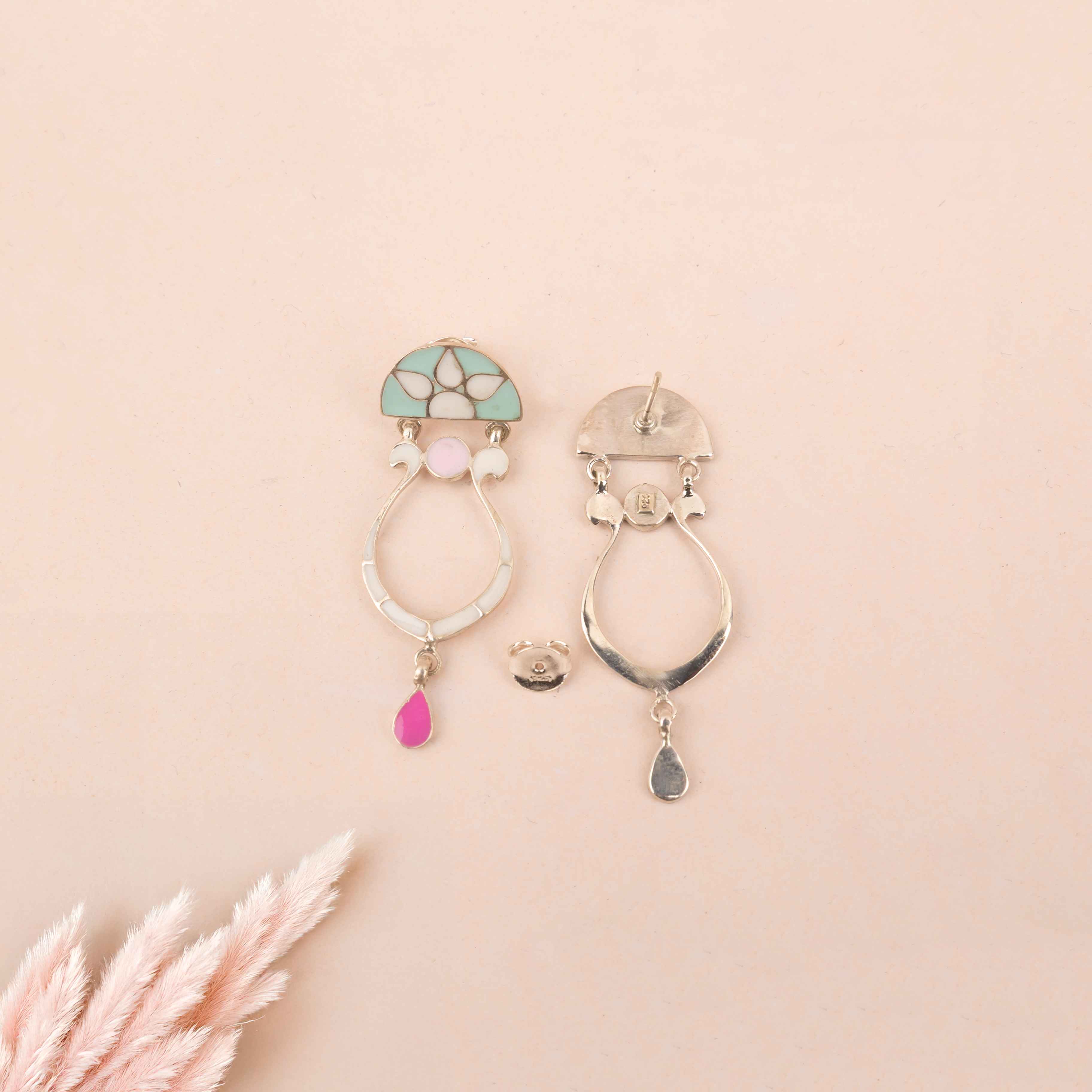 Adya Fine Enamel Drop Earring