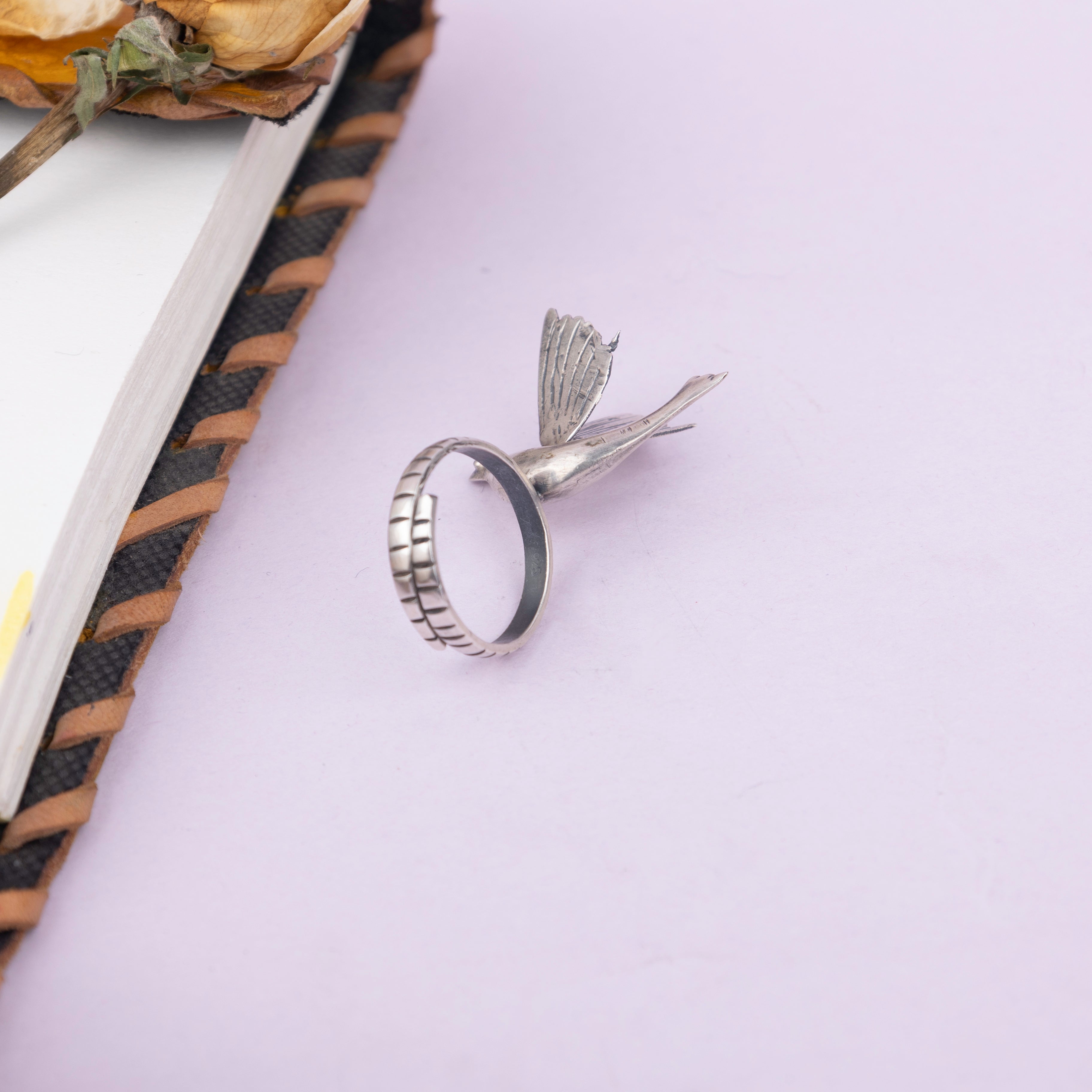 Adya Flying Bird Statement Ring