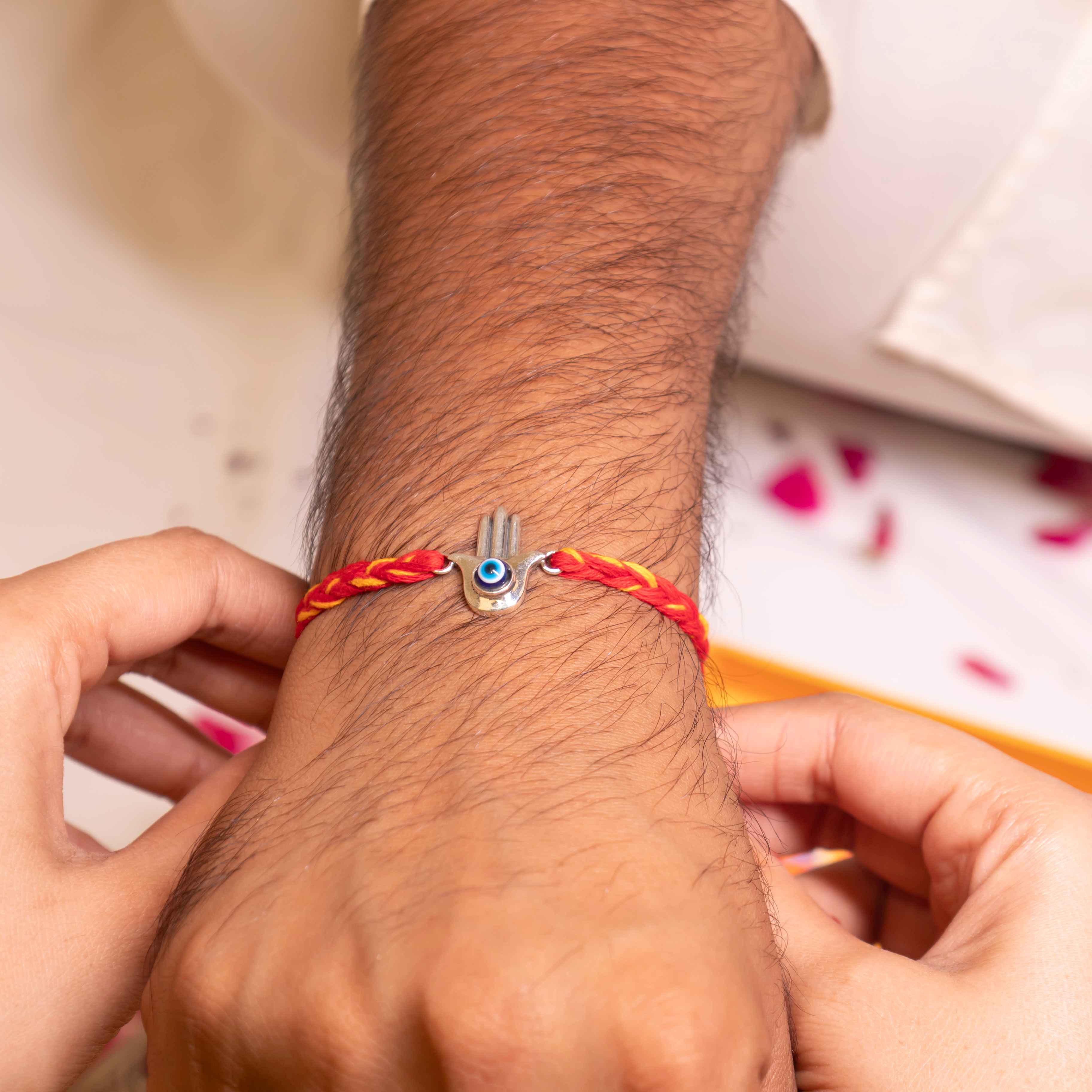 Adya Hamsa Evil Eye Rakhi