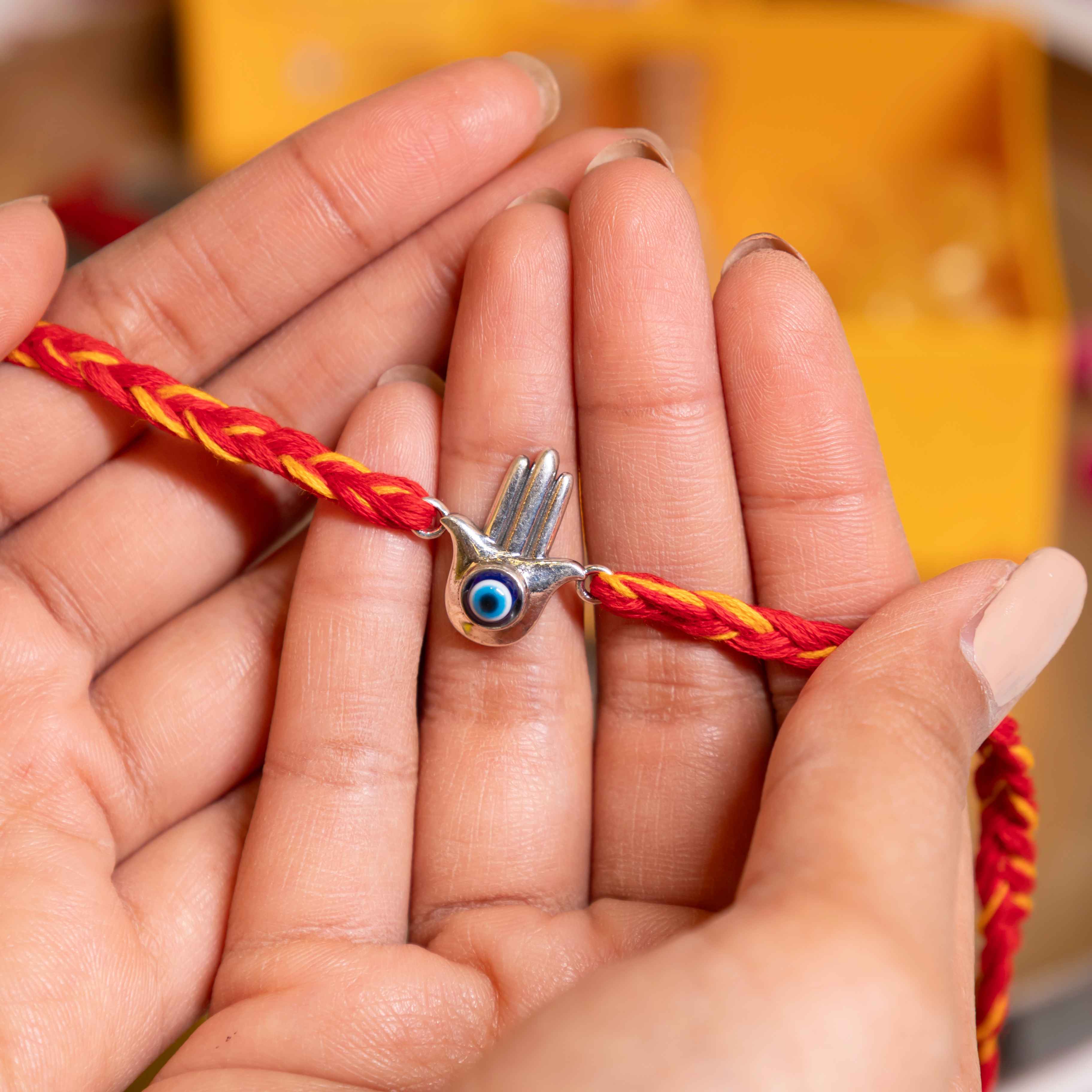 Adya Hamsa Evil Eye Rakhi
