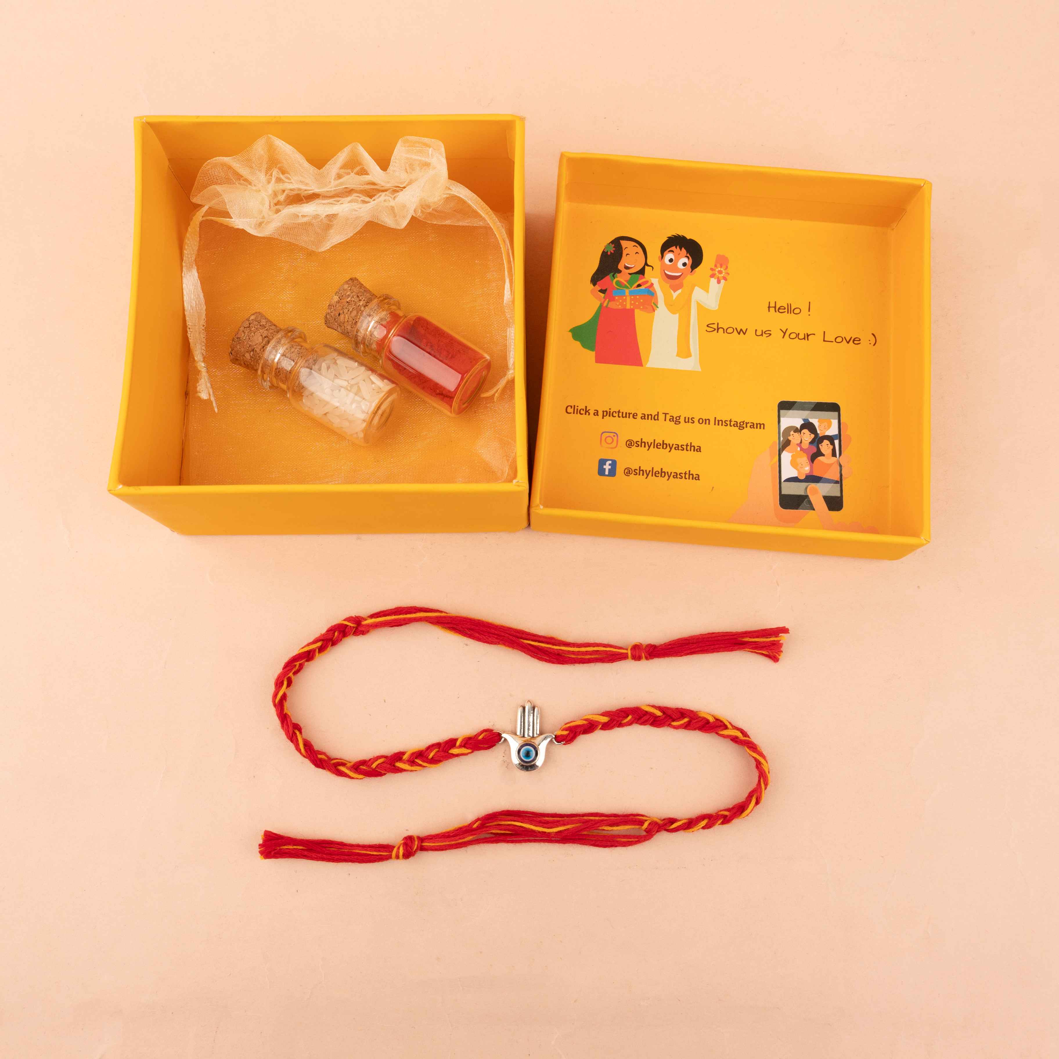 Adya Hamsa Evil Eye Rakhi