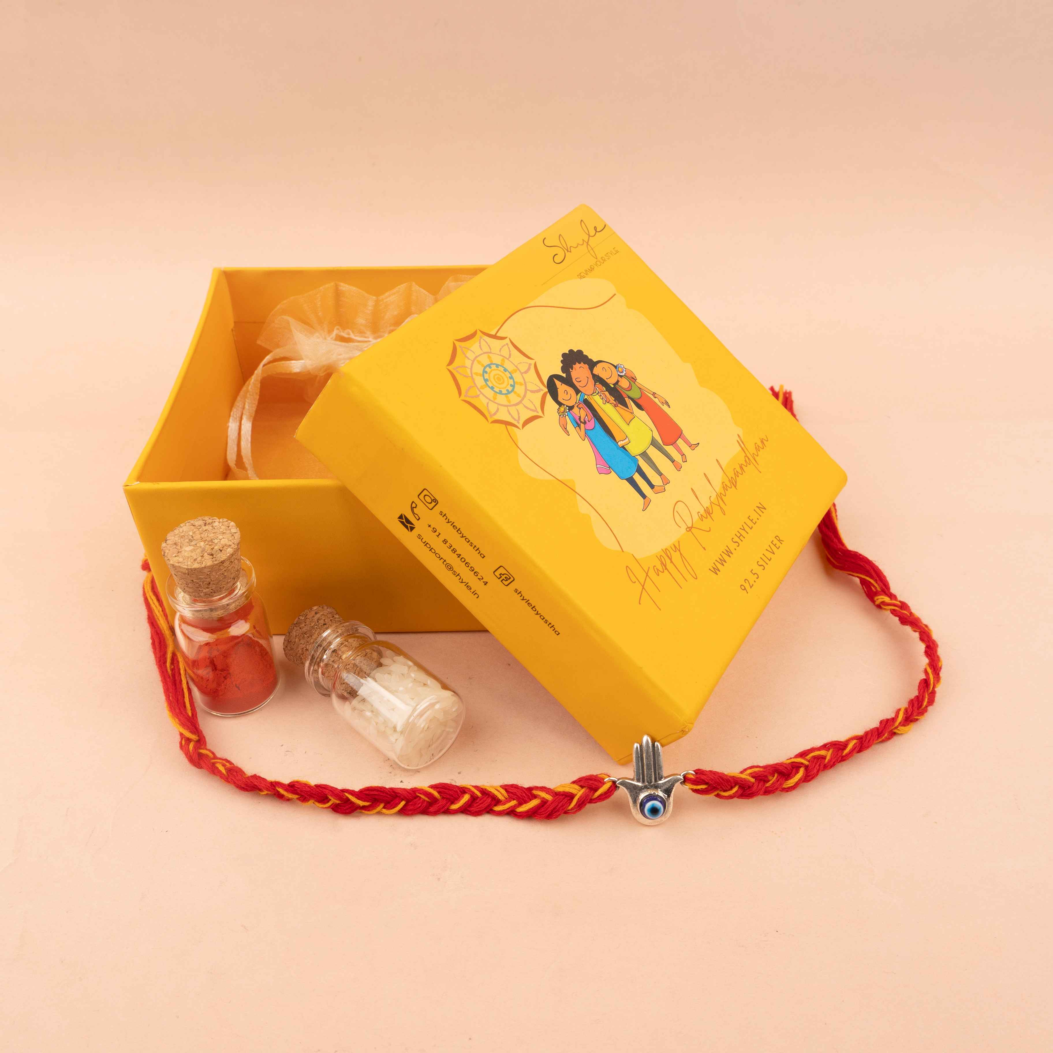 Adya Hamsa Evil Eye Rakhi