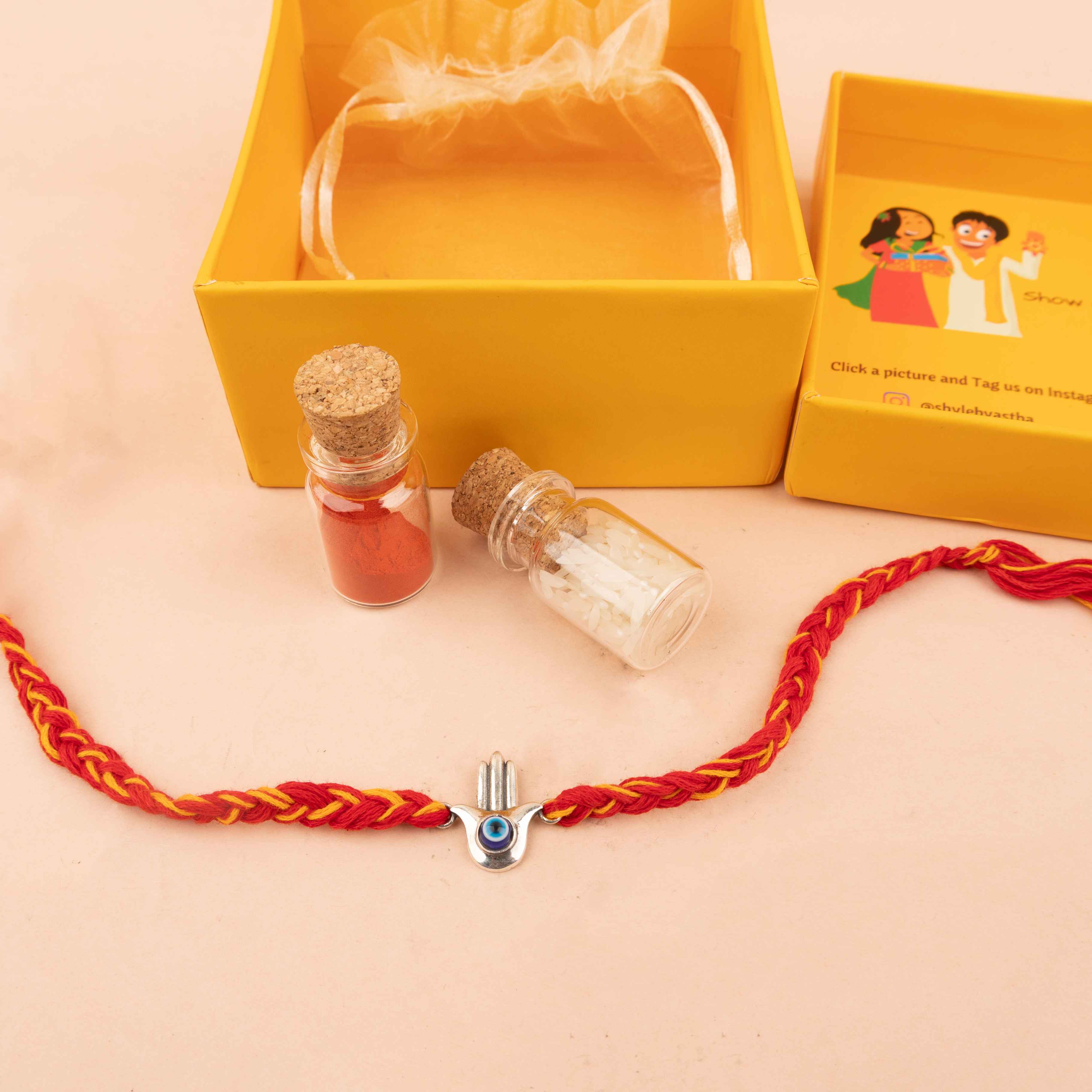 Adya Hamsa Evil Eye Rakhi