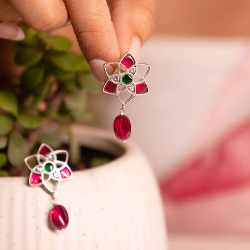Adya Kundan Gulbahar Earrings