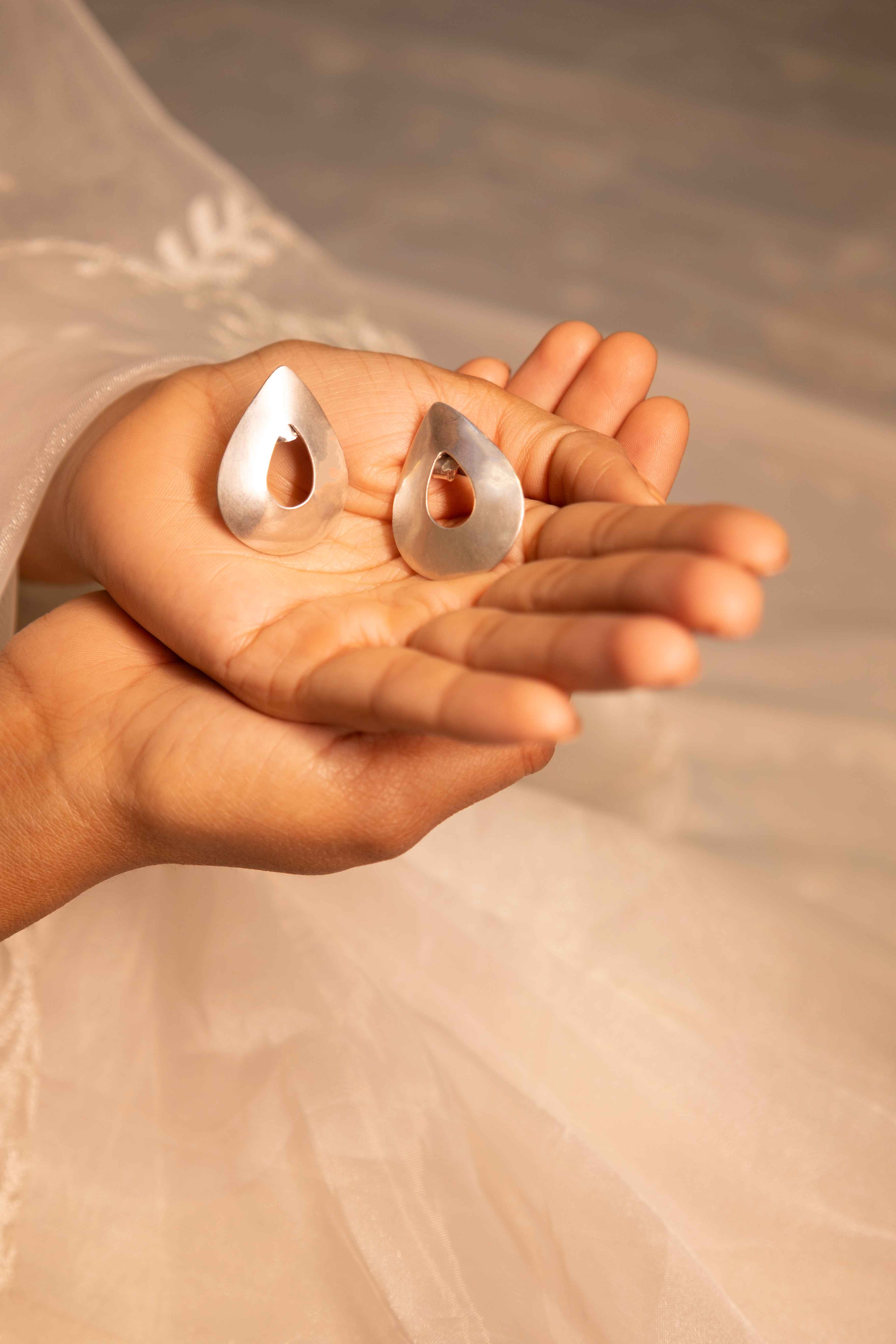 Adya Matte Drop Stud Earring