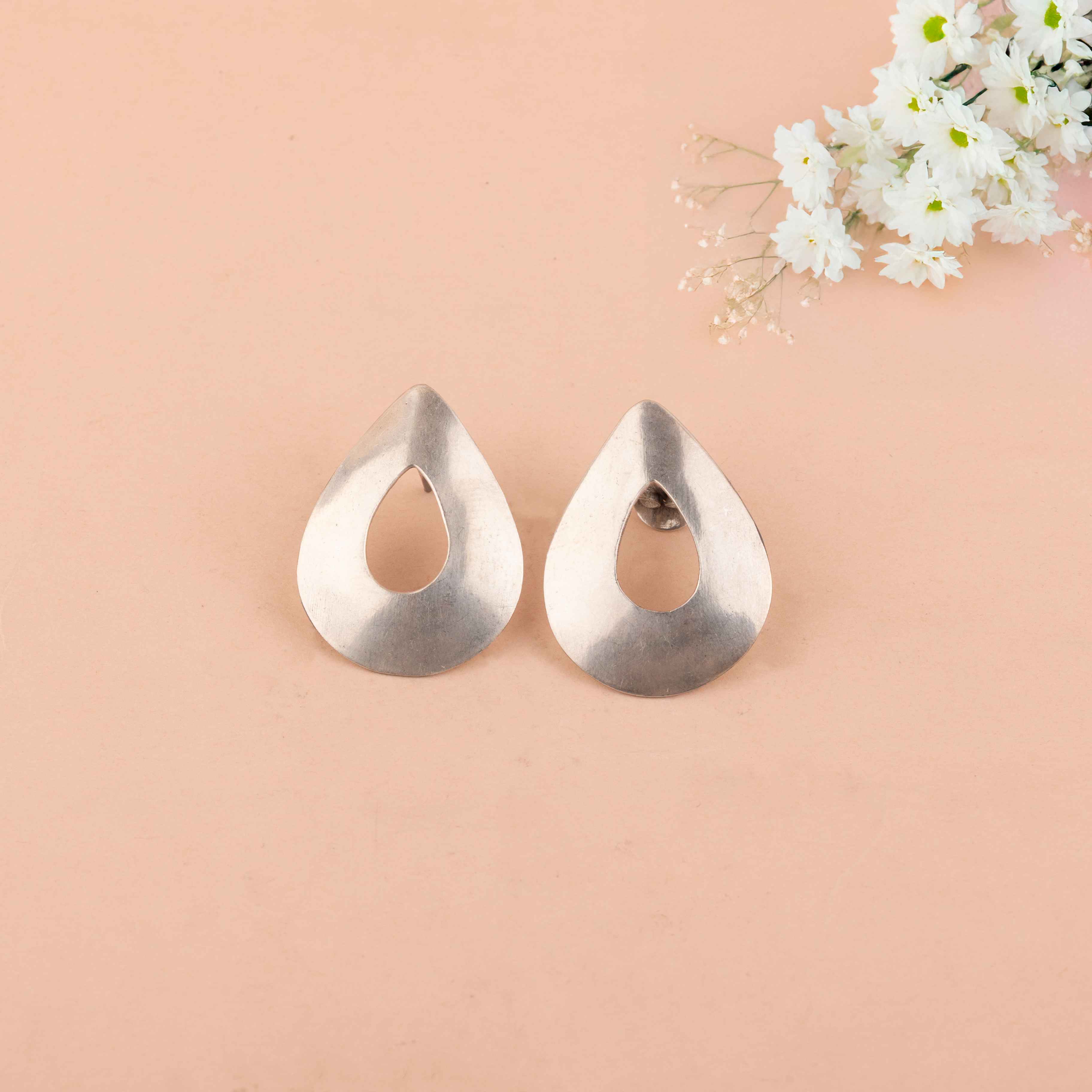 Adya Matte Drop Stud Earring