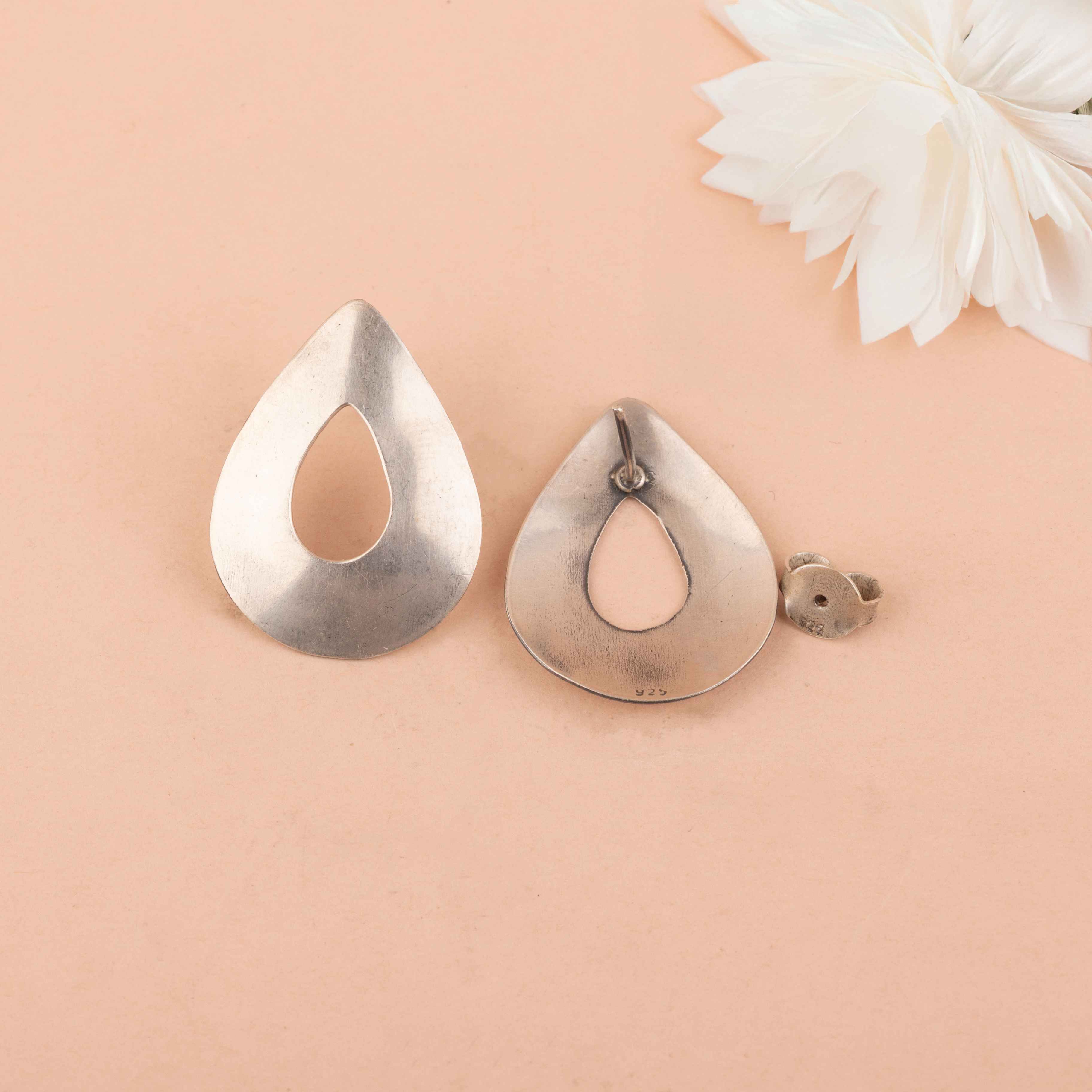 Adya Matte Drop Stud Earring