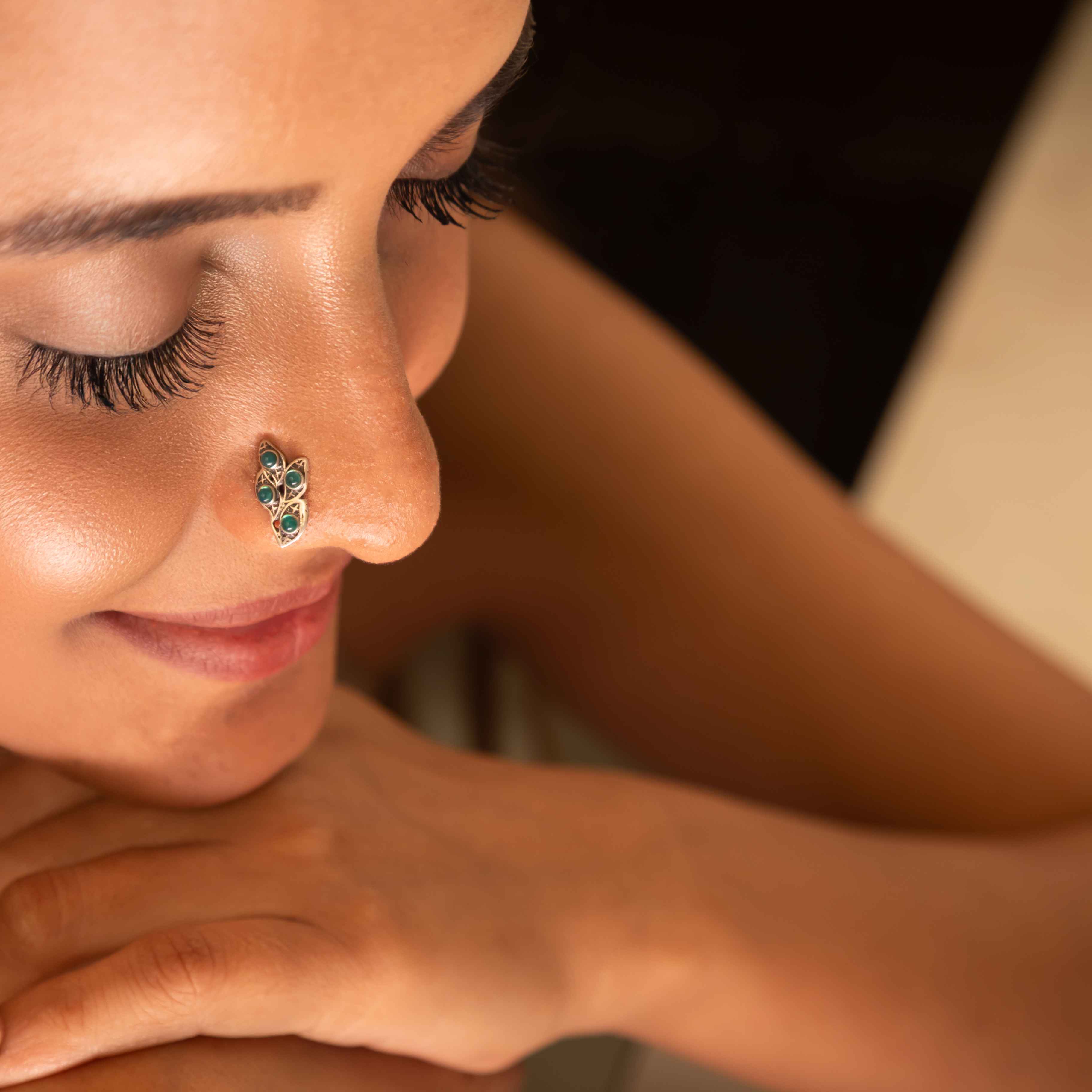 Adya Morpankh Pierced Nose Ring