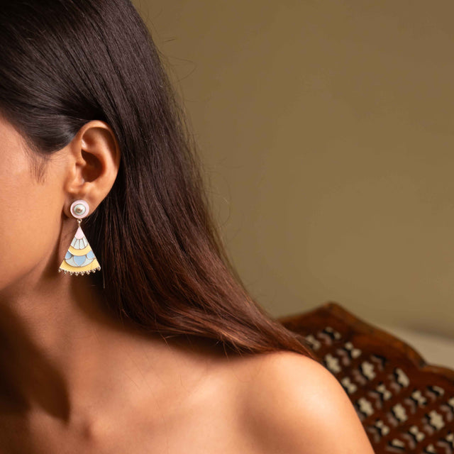 Adya Pastel Enamel Drop Earring