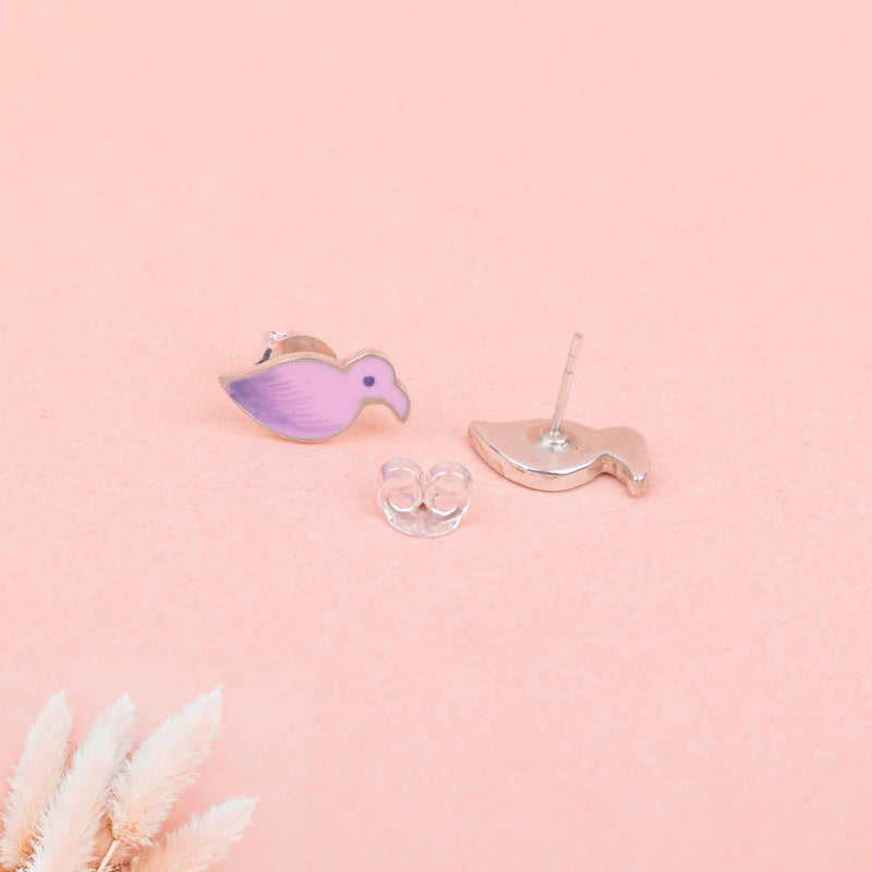 Adya Pihu Enamel Stud Earring