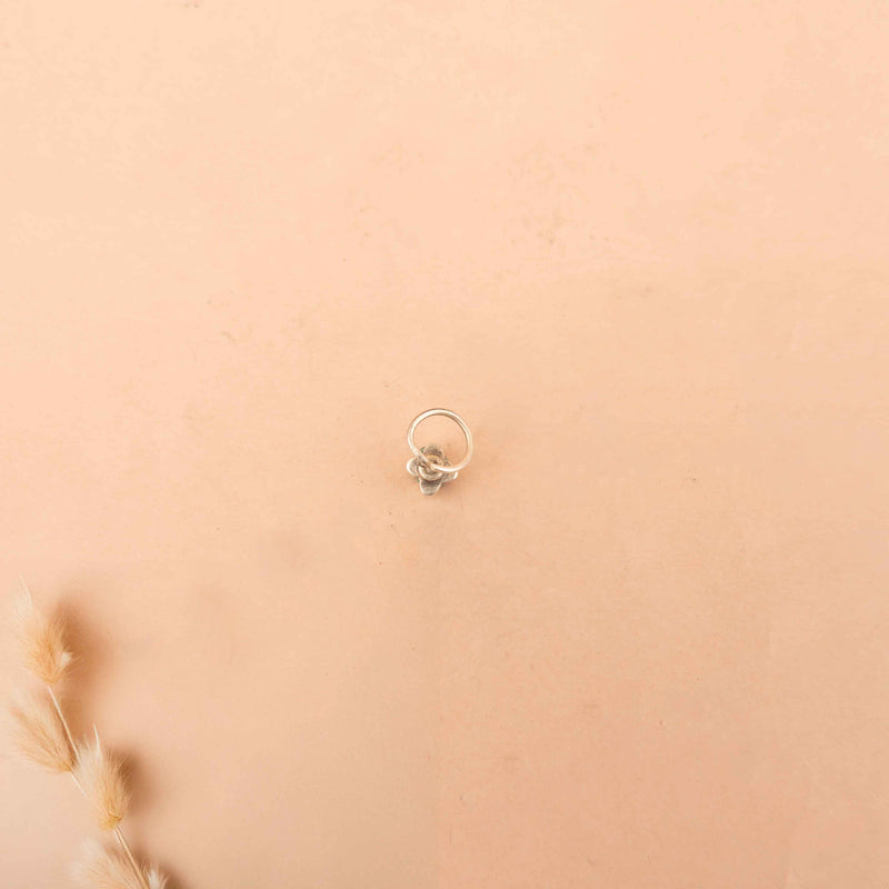 Adya Pink Kundan Pierced Nose Pin