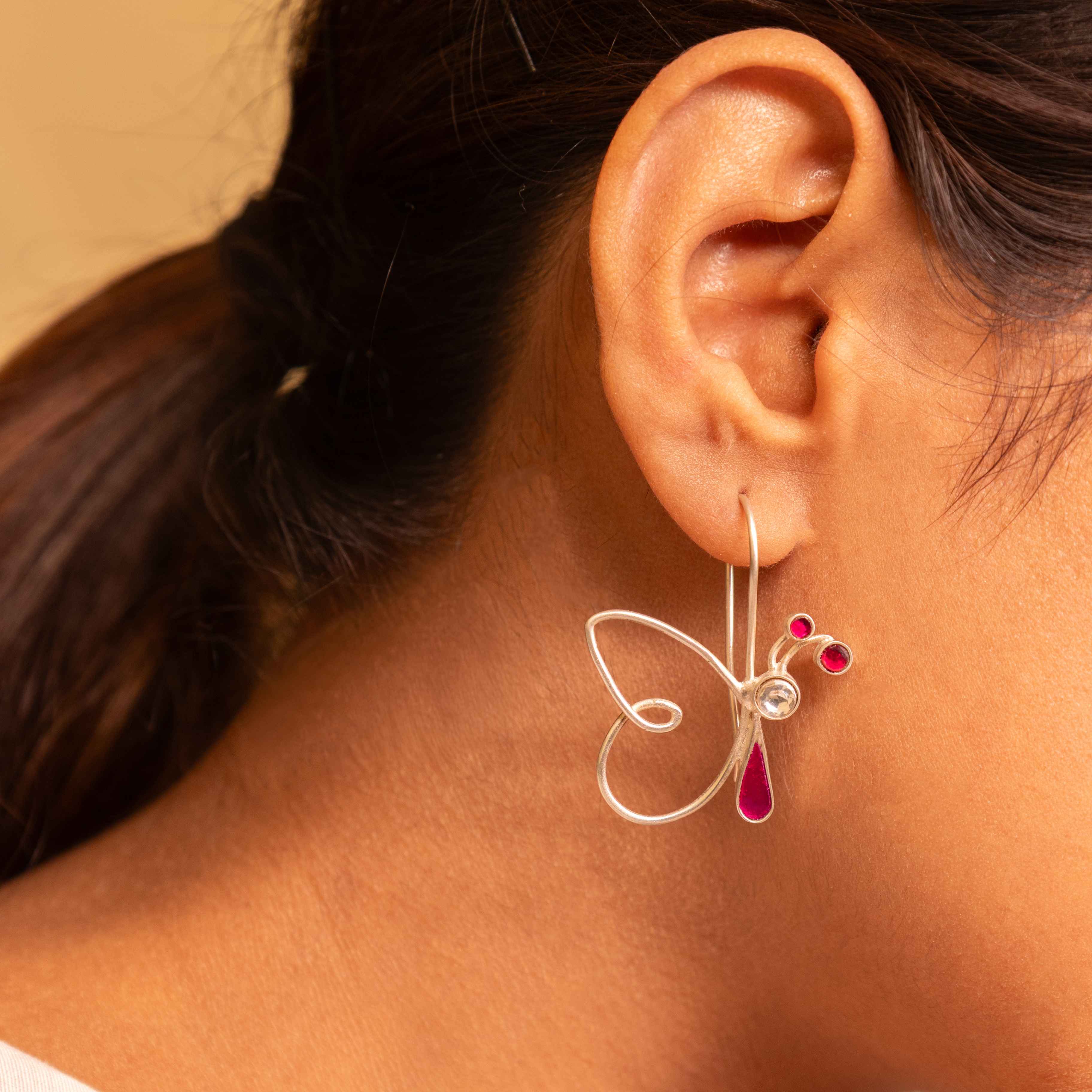 Adya Noor Titli earring
