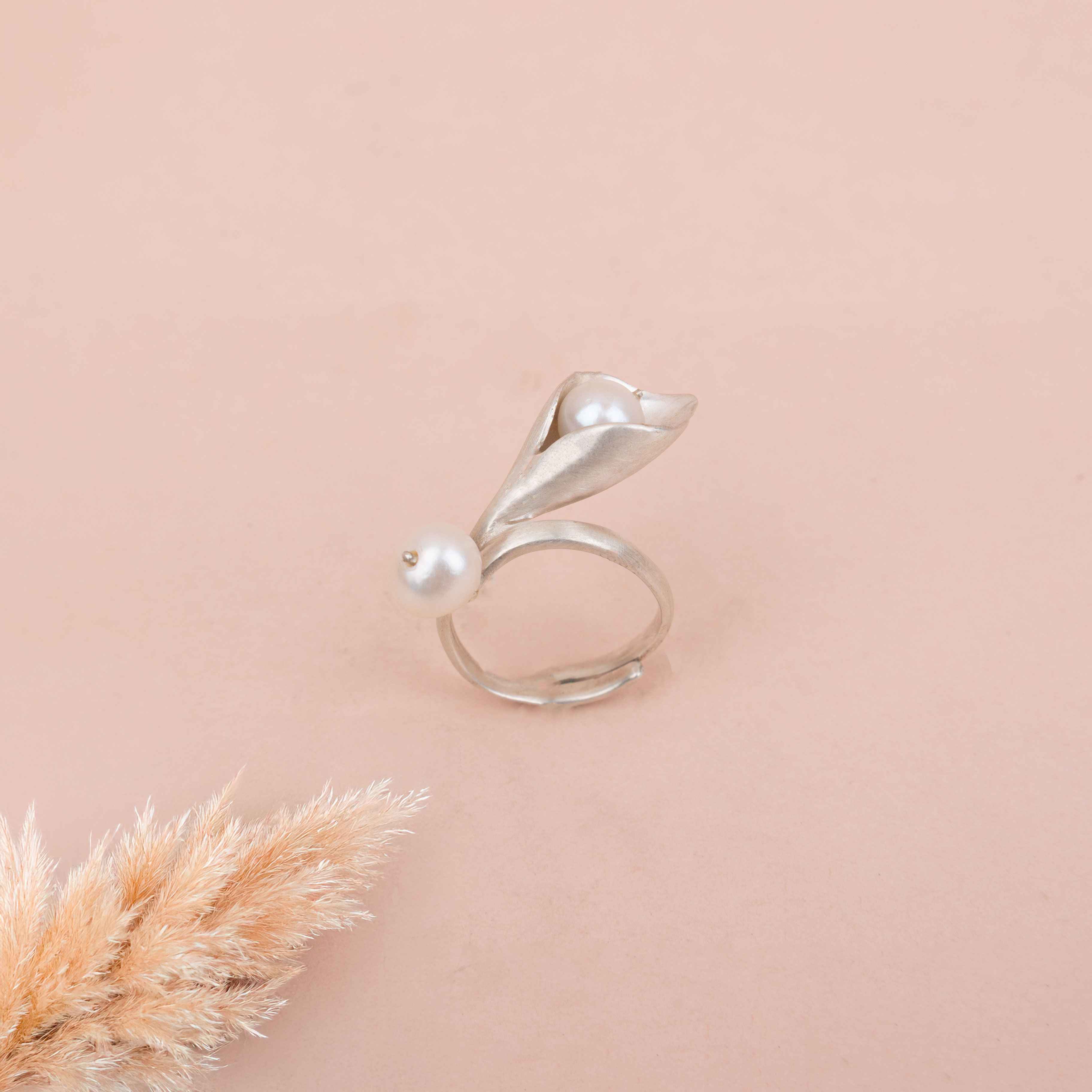 Adya Pearl Embrace Ring
