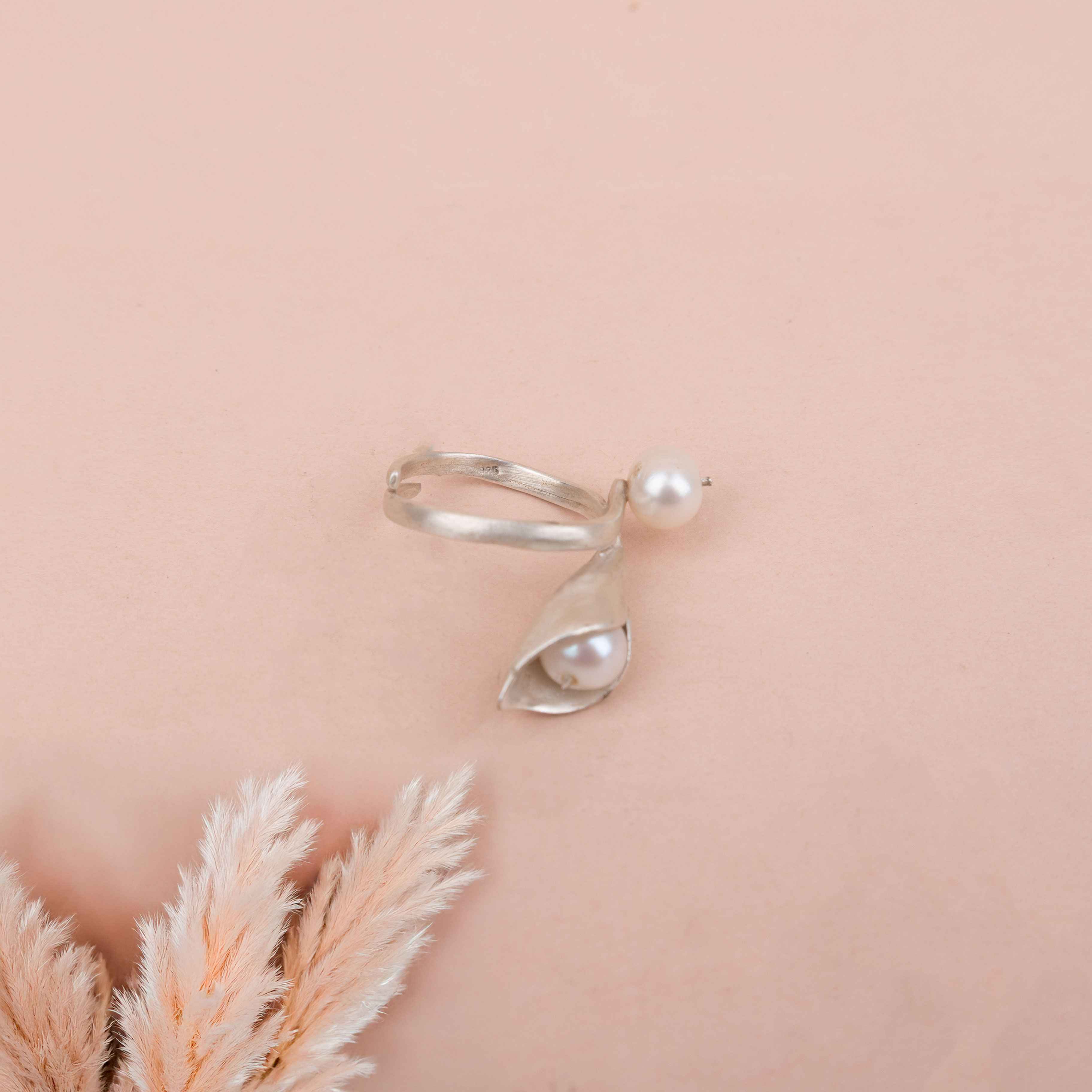 Adya Pearl Embrace Ring