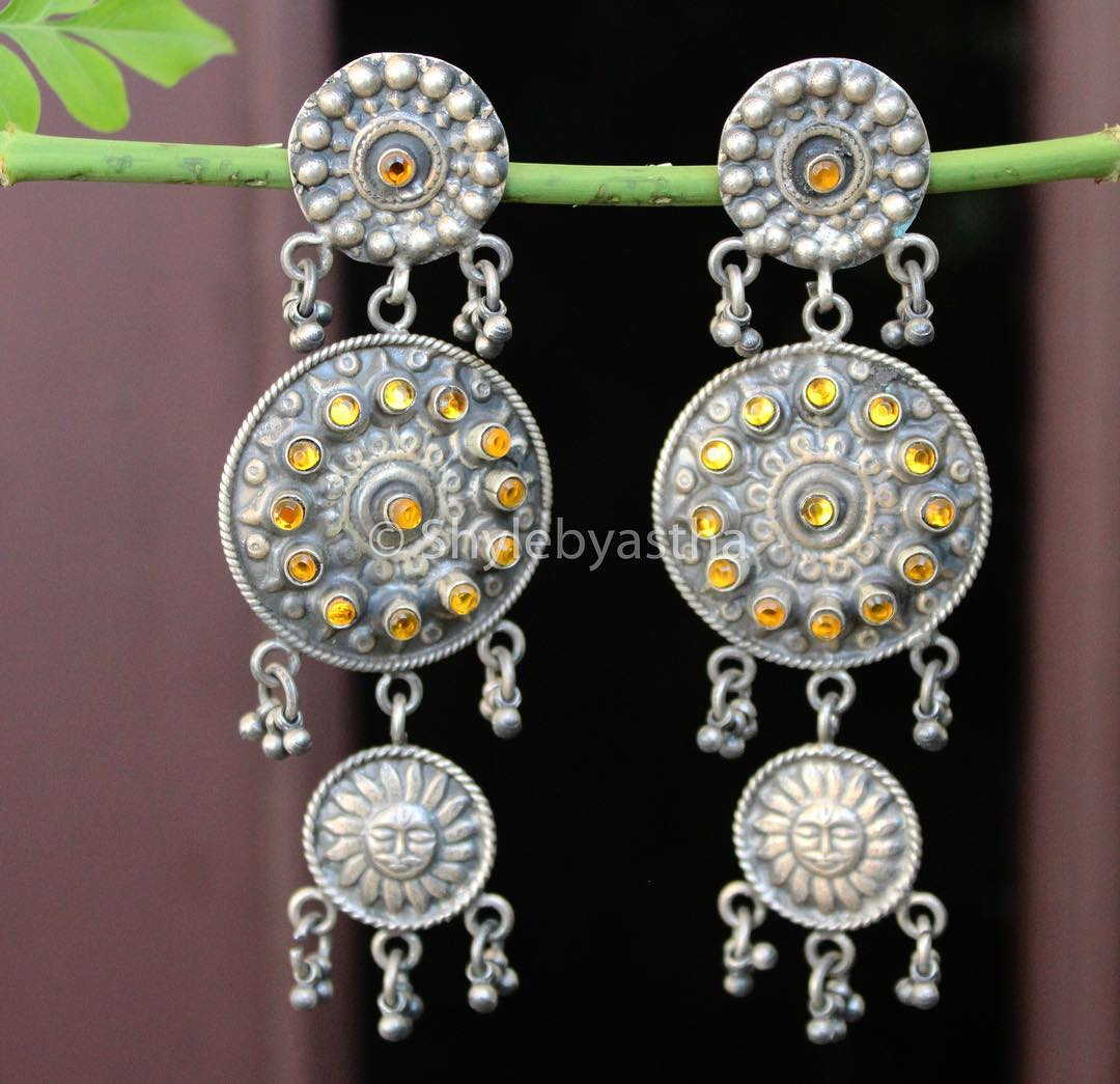 Anvaya 3 Layered Surya Hangings