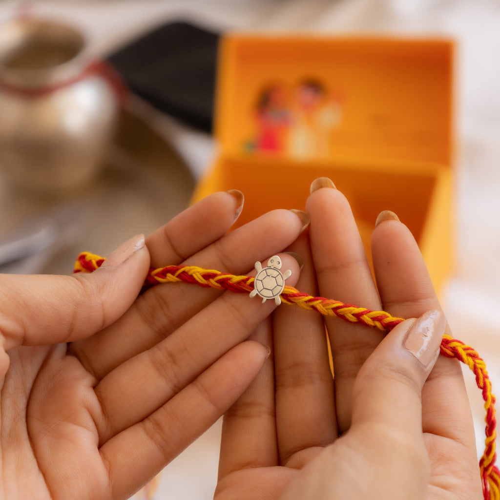 Anvaya Auspicious Tortoise Rakhi