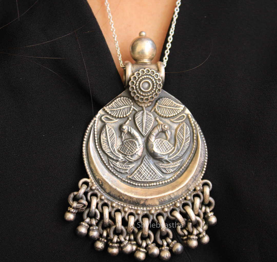 Anvaya Dual Peacock Pendant