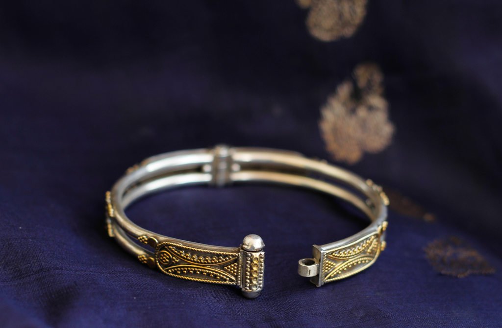 Anvaya Dual Tone Bracelet