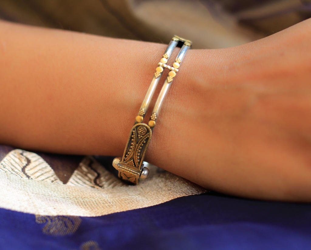 Anvaya Dual Tone Bracelet