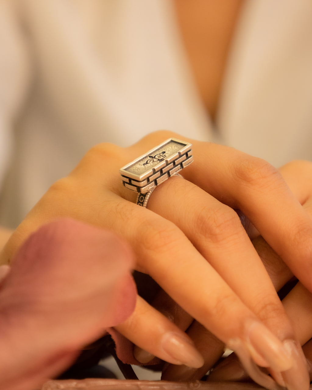 Anvaya Shri Ram Brick Auspicious Ring