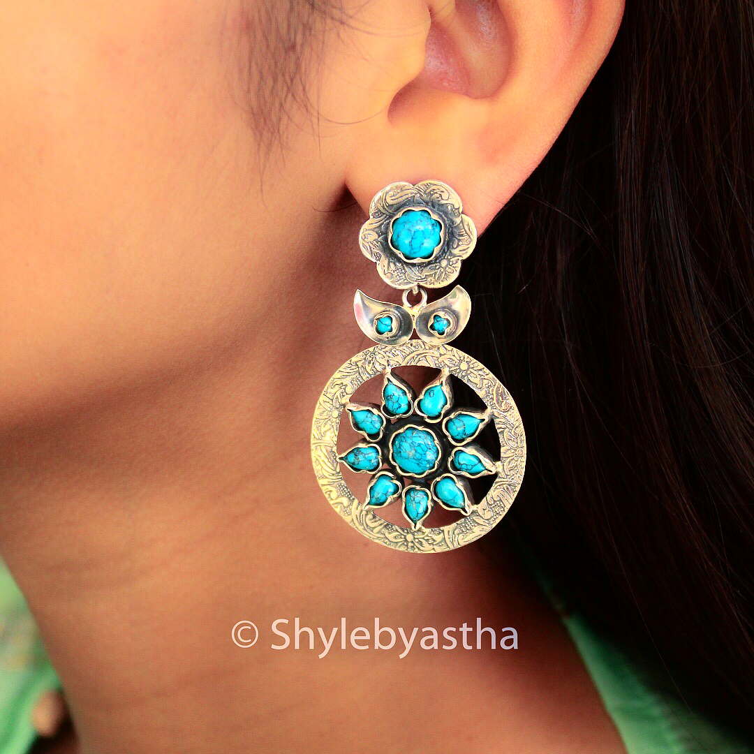 Anvaya Turquoise Classic Earrings