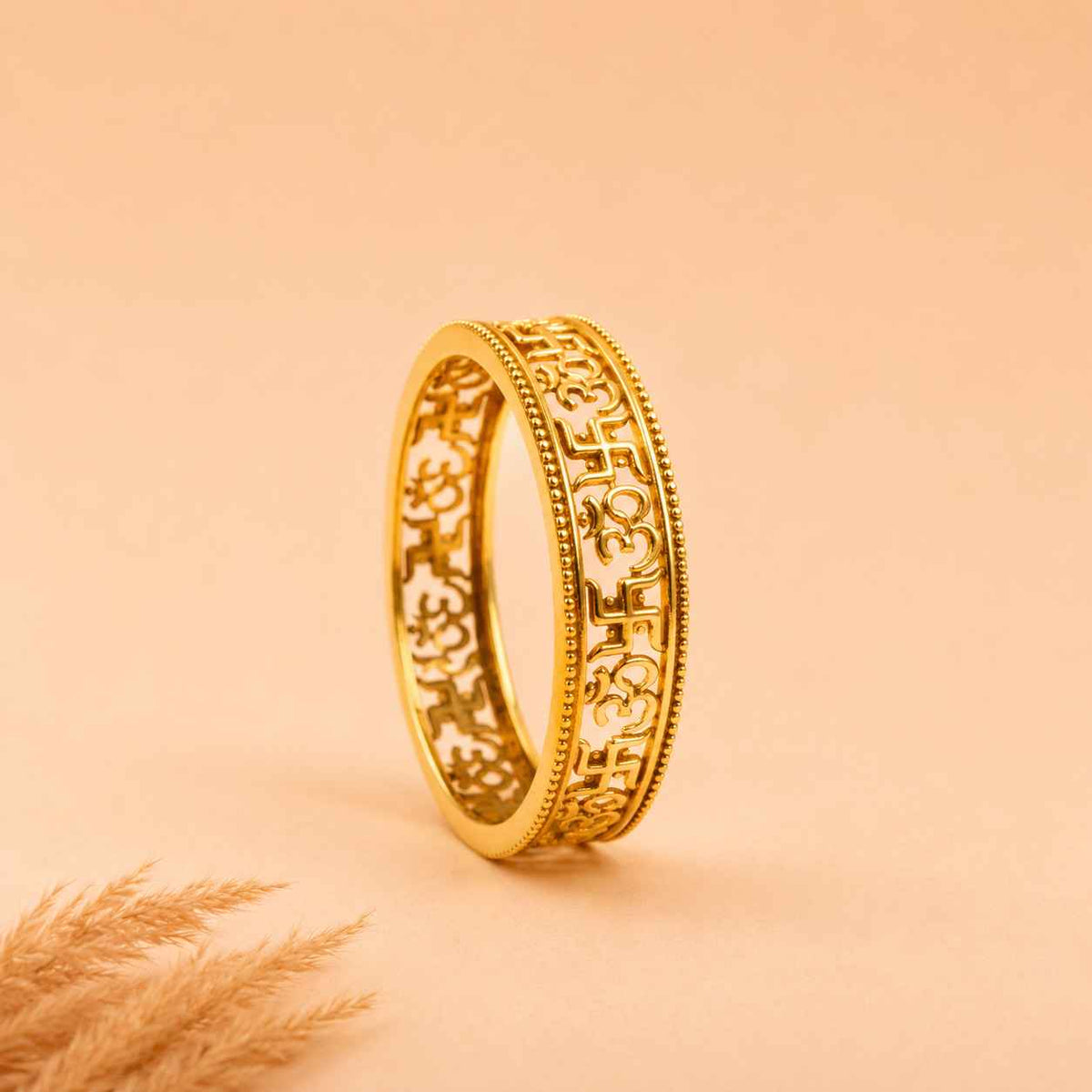 Anvaya Sacred Om Swastik Bangle